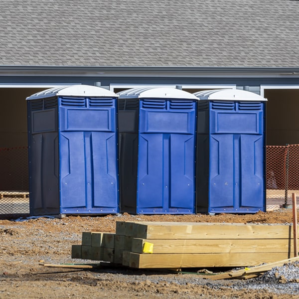 what is the maximum capacity for a single portable toilet in Hilliards Pennsylvania